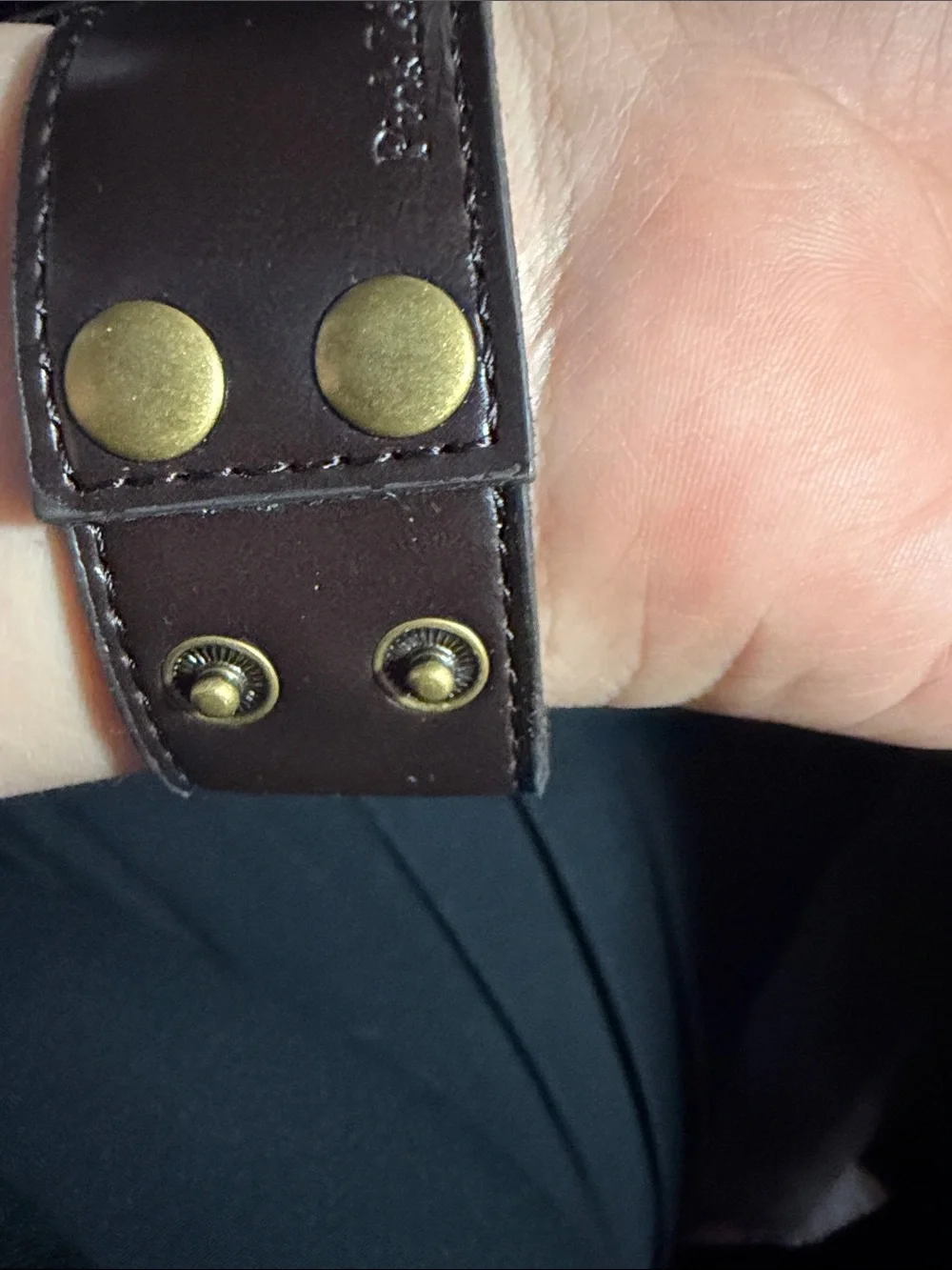 Turquoise Leather Arch Cuff Wristband - Fashion Wearable